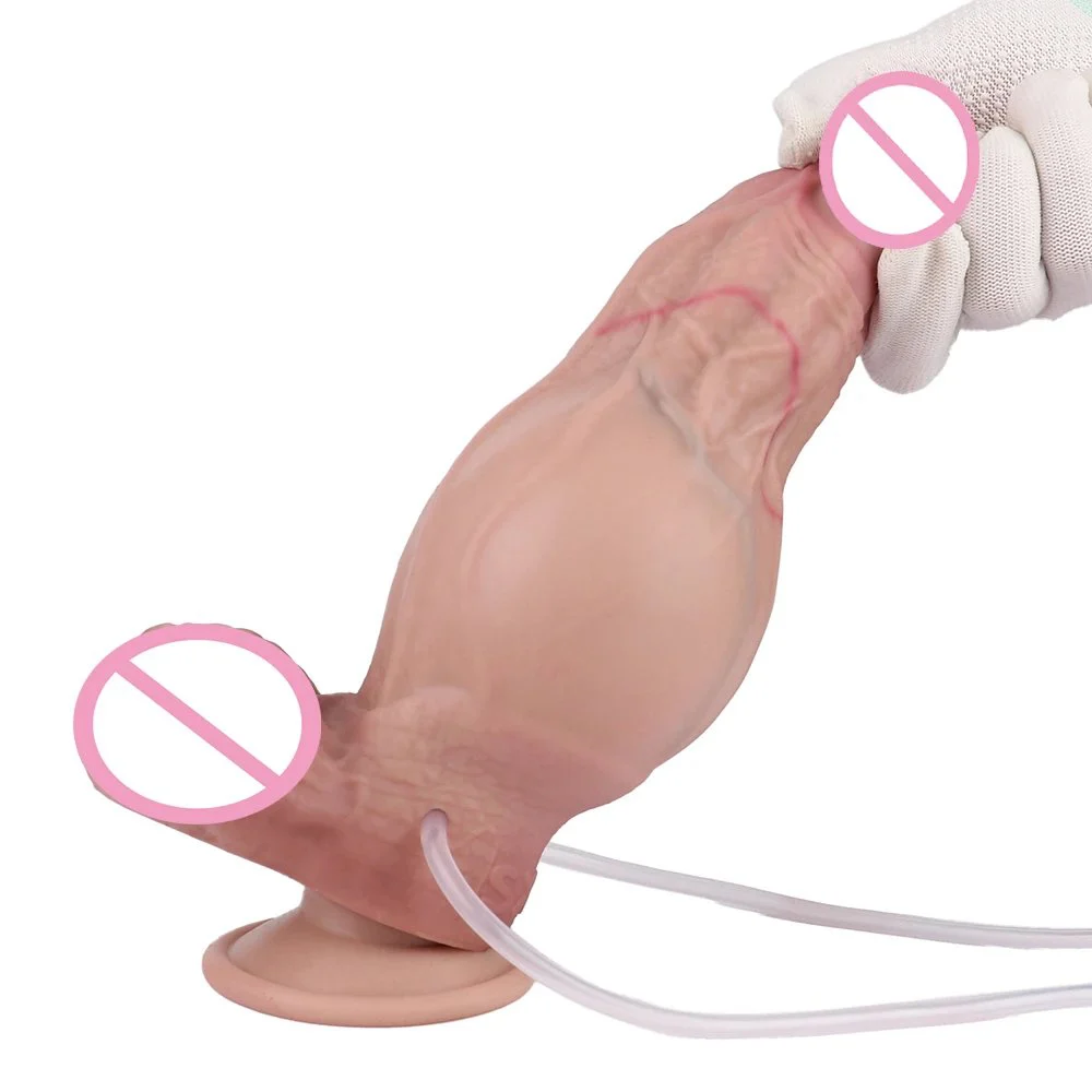Huge Simulated Penis Soft Silicone Artificial Dildo Ejaculation Dildo Simulation Sex Masturbator Lesbian Sex Toy
