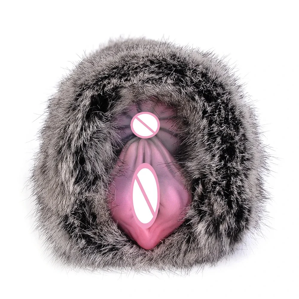 Fur Animal Masturbation Cup Fur Removable Interior Anti-slip Design