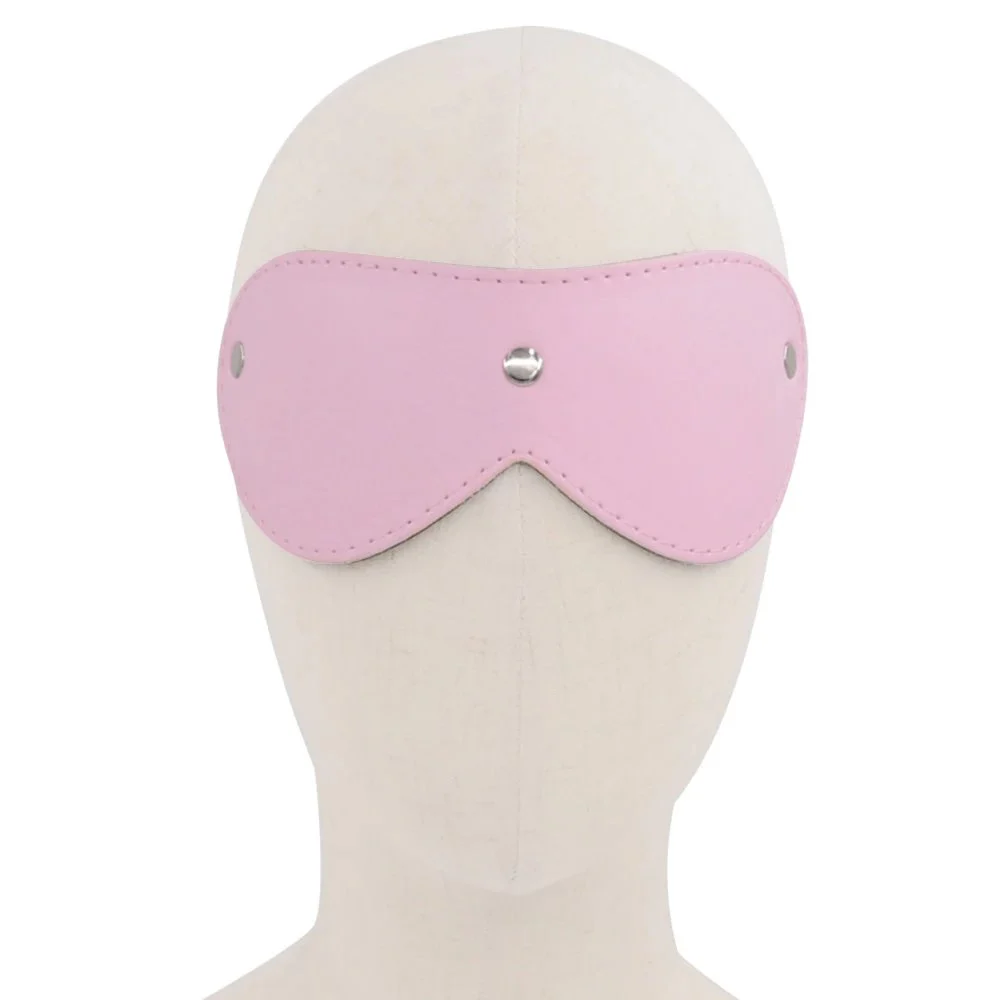 Bondage Leather Eye Mask Role Playing Sexy Eye Patch Adult Product Bondage Elastic Blindfold Mask Other Sex Toy