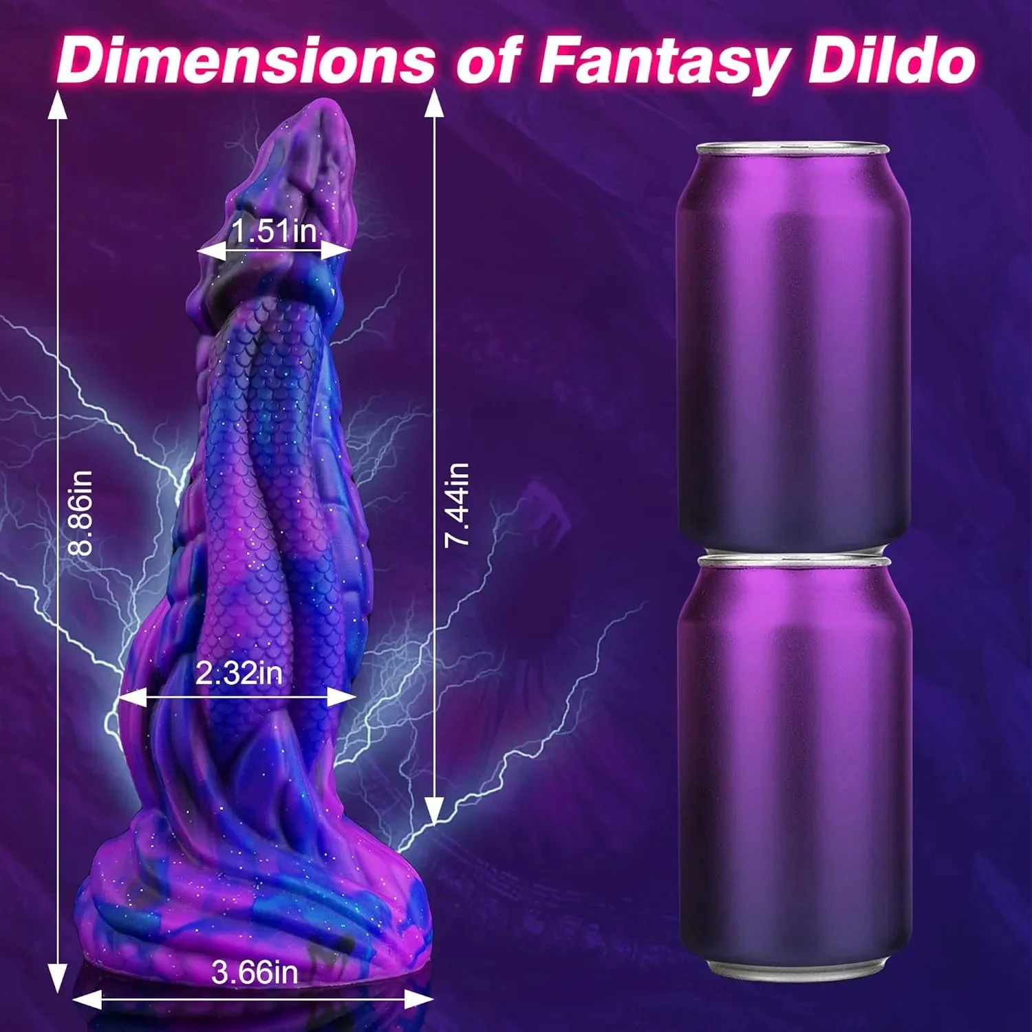 Fantasy Monster Dragon Soft Silicone Anal Plug with Powerful Suction Cup Women Men Masturbation Toys Adult Sex Usage