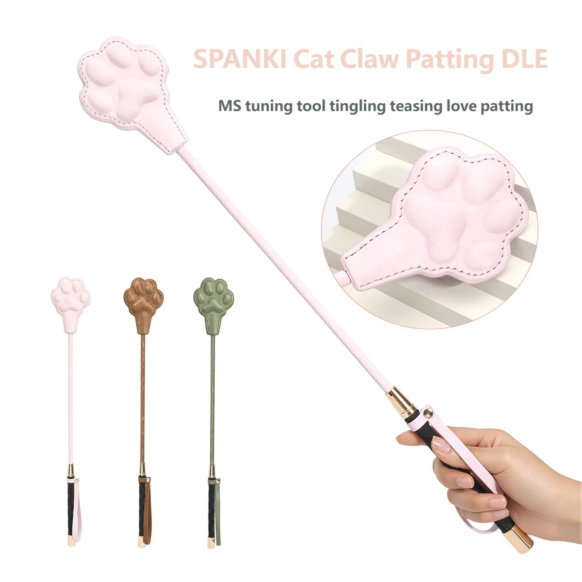 Satin Leather Cat Paw Hand Clapping Fun Props Spanking Buttocks Beat Fun Items Female Sex Fun Play
