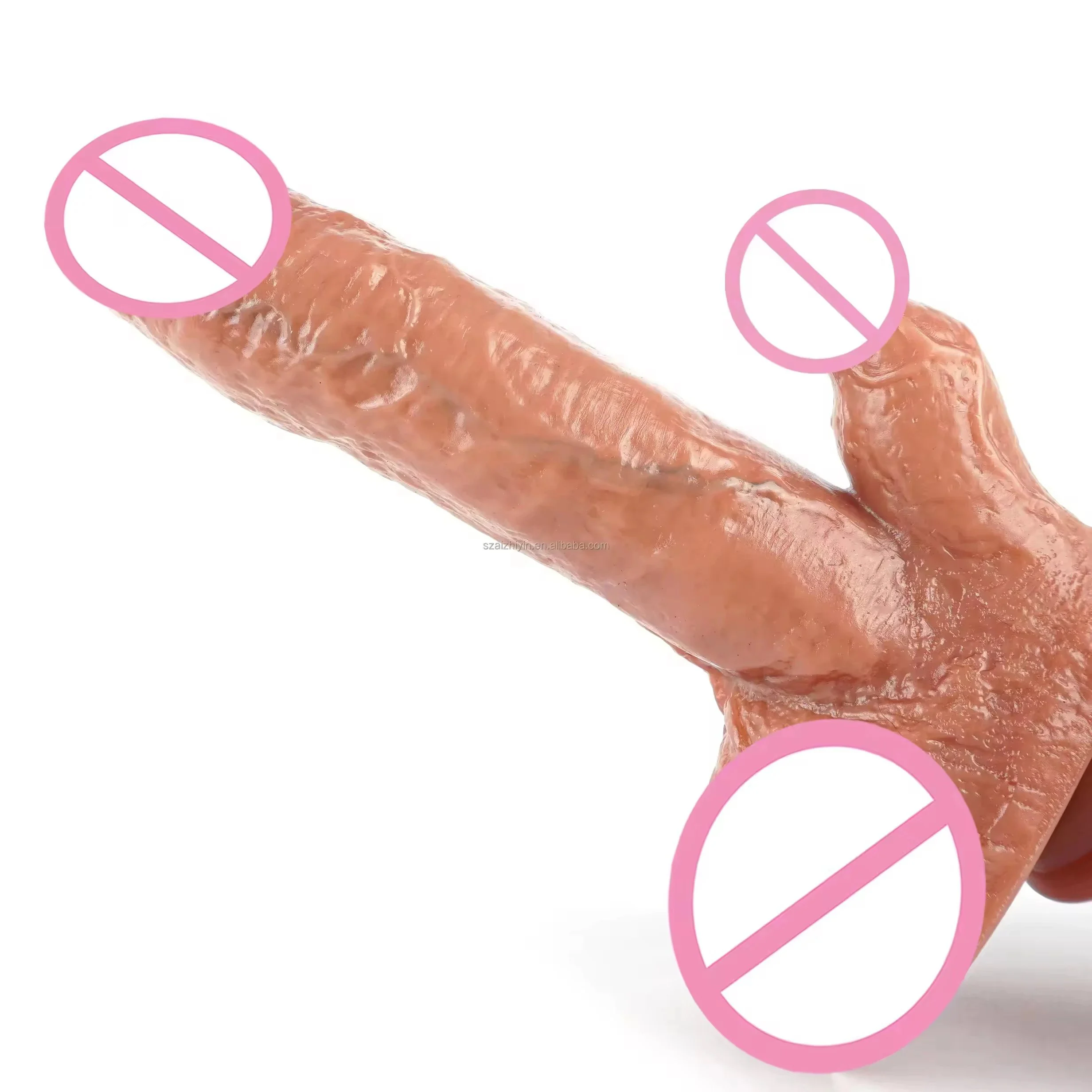 Realistic Skin Color Silicone Dildos for Women Soft Flexible Suction Cup Sex Toy with Waterproof Electric Huge Vibrator