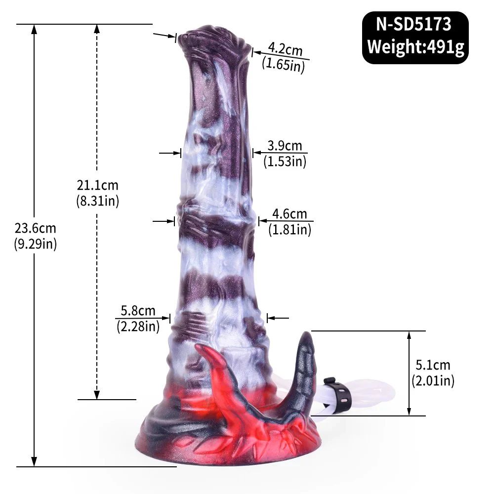 Ejaculation Dildo With Suction Cup Spray Liquid Squirting Horse Dildo Squirting Cock Anal Prostate Play alien Cock Sex Toys