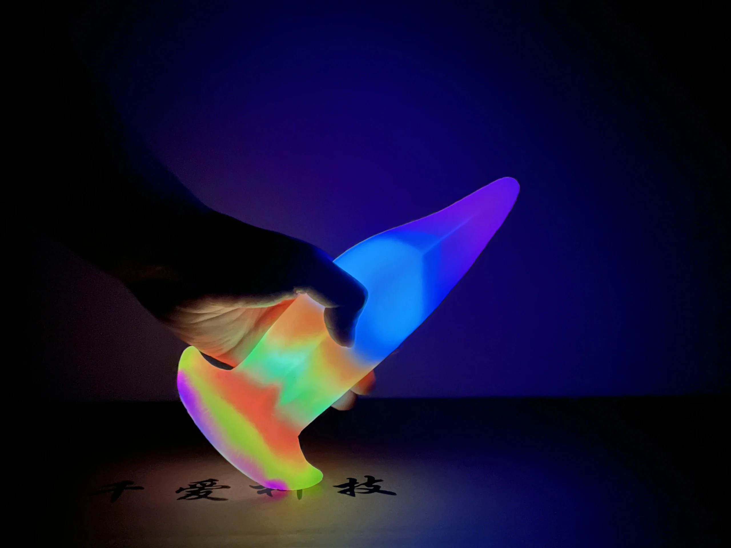 Sex Toy Vagina Massagger Dragon Tongue Luminous Dildo for Women