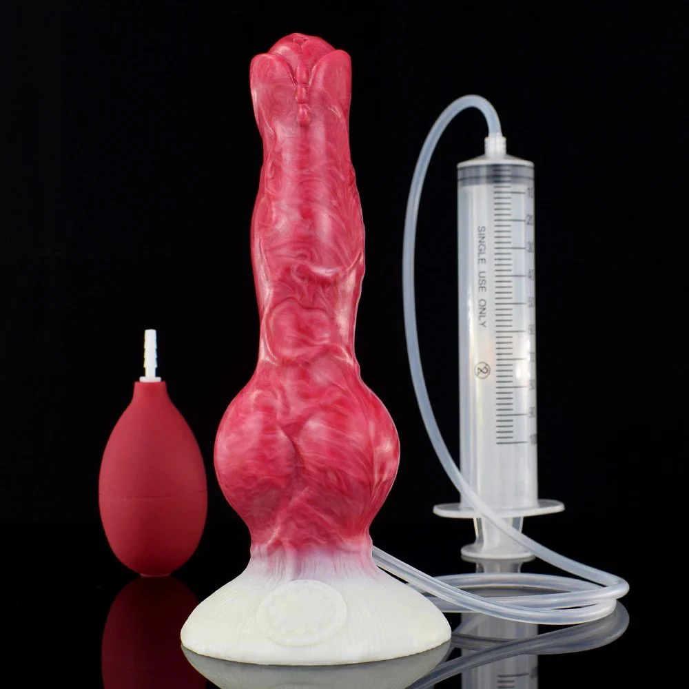 Fantasy Creature Cocks with Five Active Colors Support Drop Shipping Squirting Dog Dildo alien Cock Dog Knotted Dildo