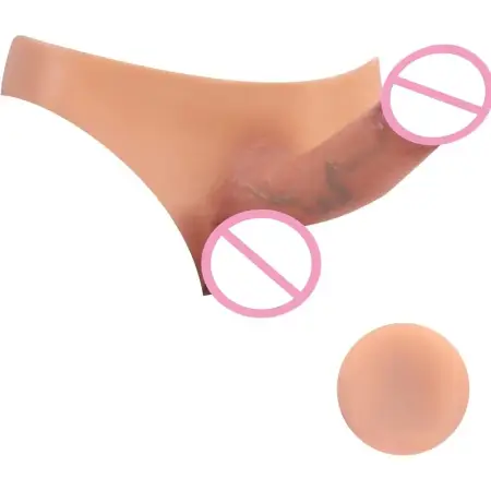 Ultra Elastic Realistic Hollow Penis Strap on Dildo Harness Sex Toys Lesbian Gay Silicone Wearable Dildo Panties