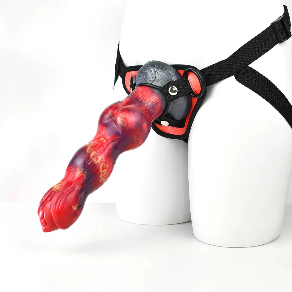 Huge New Style Realistic Dildo With Belt Strapon Dildo Soft Anal Strap on Dildo Rubber Penis Sex Toys