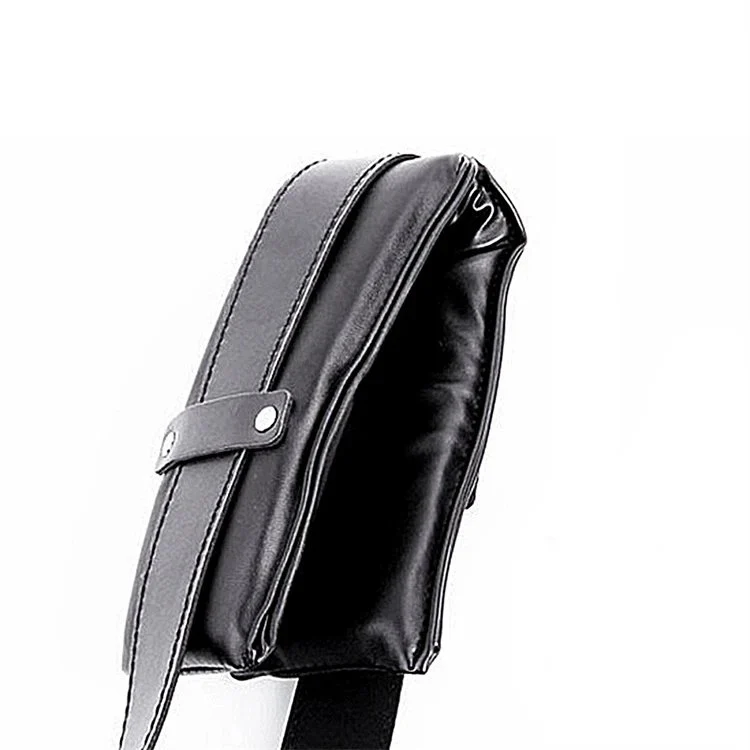 PU Leather Sponge Open Leg Bondage Restraints Neck Leg Spreader Strap Slave Bondage Thigh Cuffs