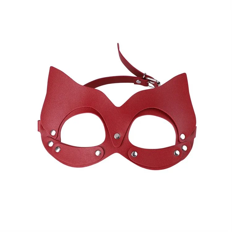 Party Accessories Sexy Adjustable Blindfold Costume Props Leather Face Mask Eye Masks for Lovers