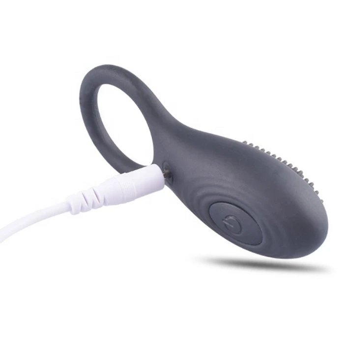 USB 10 Frequency Wireless Remote Control Silicone Vibrating Cock Ring Delay Ejaculation Sex Toys for Adult Men