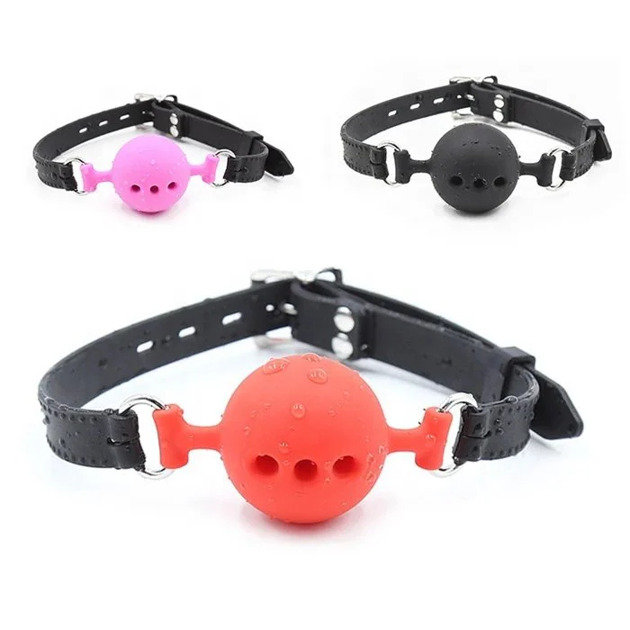 Novelty SM Sex Toys Leather Bondage Restraint Harness with Ball Gag for Adult Men and Women Sex Play