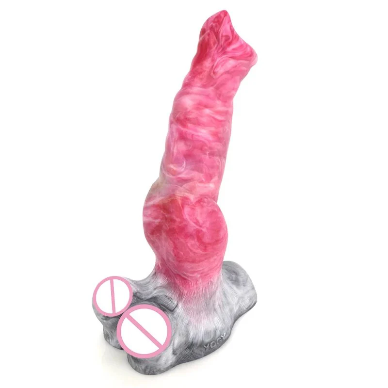 Huge Fantasy Animal Wolf Penis for Women Big Anal Plug Sex Toys Dildo with Suction Cup Adult Woman Masturbating Soft Dildos