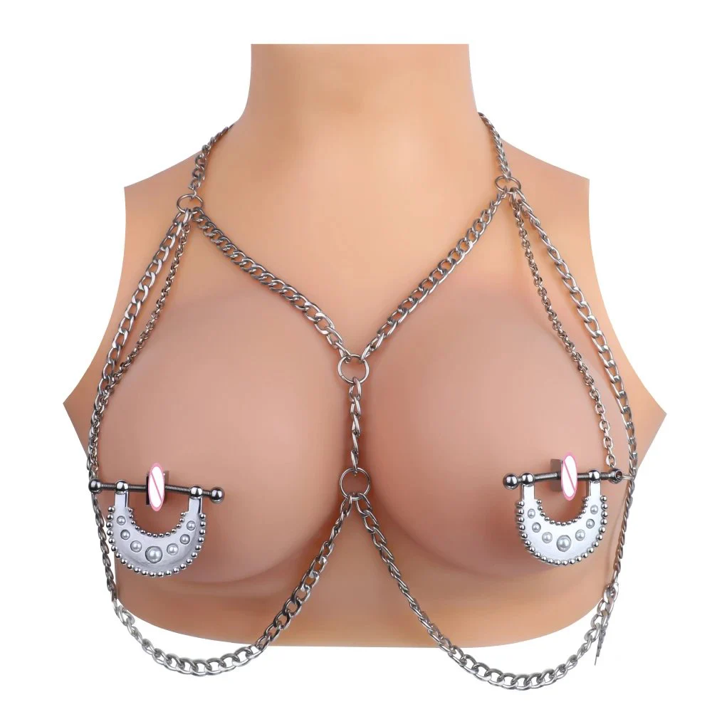 Nipple Clamps Three Accessories Matched Sawtooth Shape Nipple Clips for 18+ Adult
