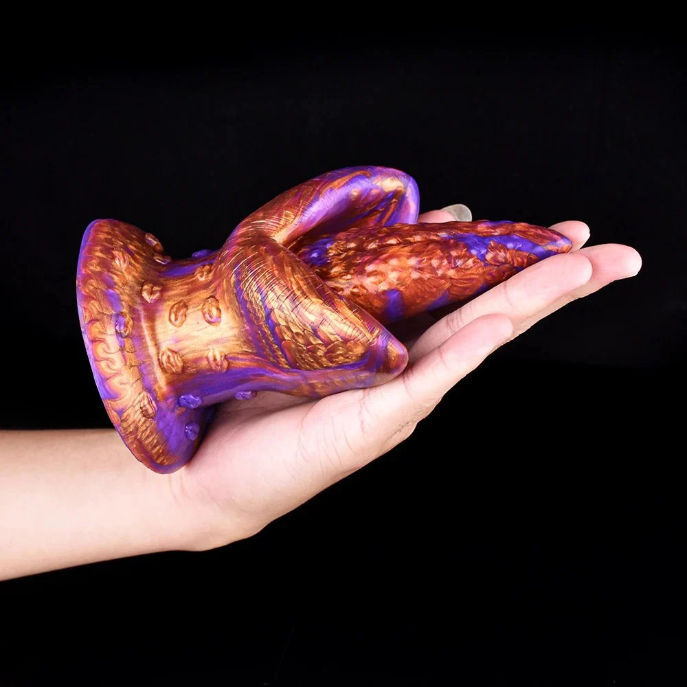 Sex Toy Grinder with Vibrating Hollow Peep Insertable Anal Plug for Adult Toys