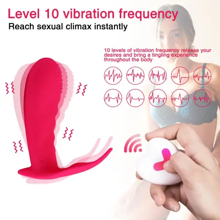 Vibrator Waterproof Female Masturbation Massager 10 Frequency Vibrator Anal Butt Plug for Women