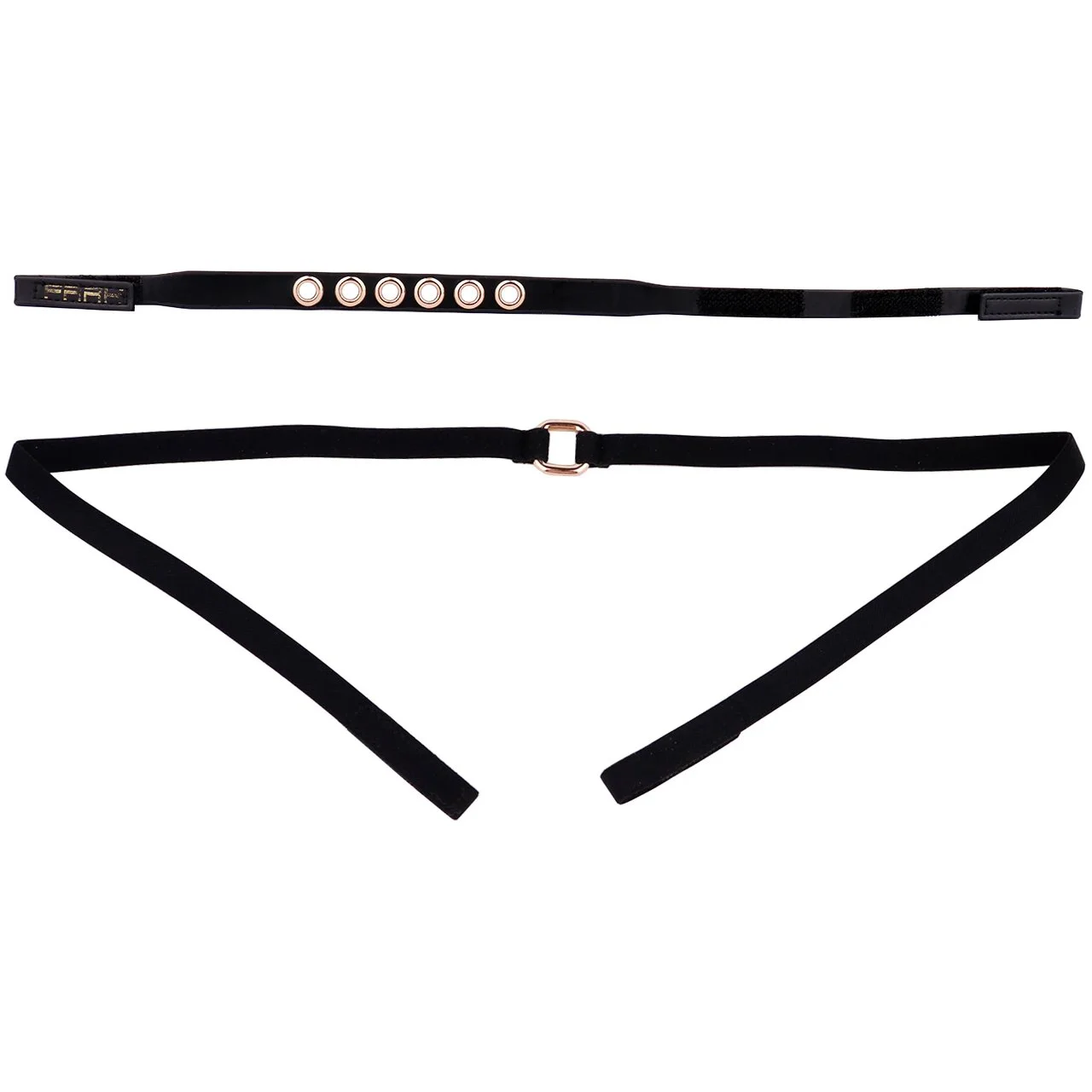 PU Artificial Leather + Rubber Band Adjustable Wearable Cock Cage Hollow Strap on Harness Strapon Adult Sex Toys