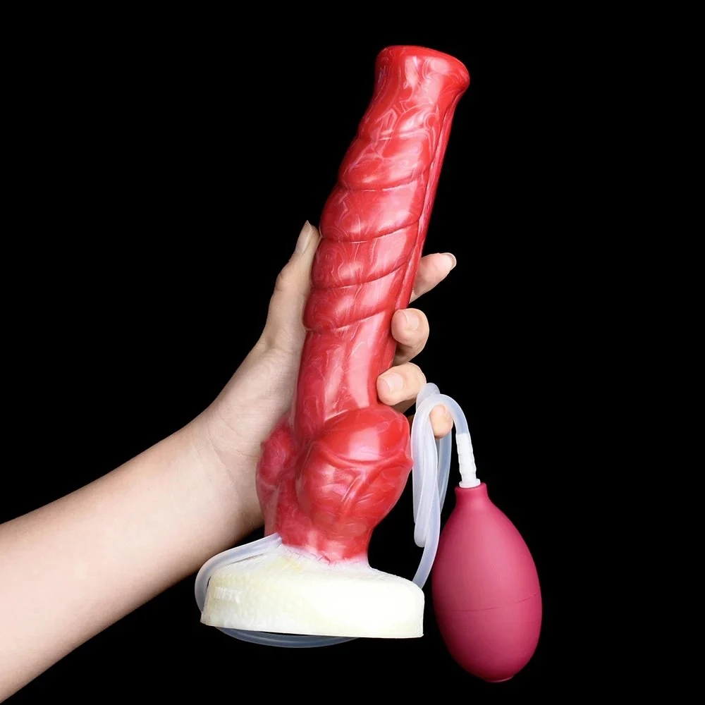 Large Dog Knot Squirting Dildo Huge Ejaculation Penis Dildos Animal Squirt Sex Toys
