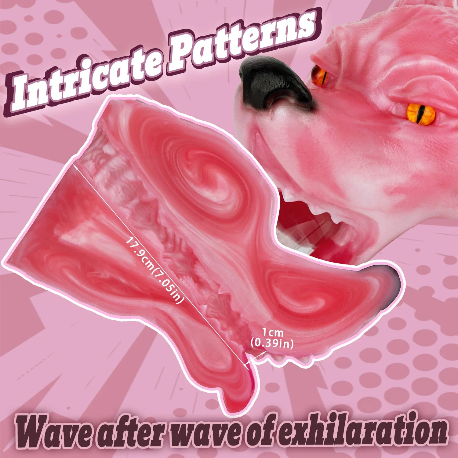 Kitsune Spirit Fantasy Furry Male Masturbator Soft Silicone Sleeve with Strong Suction Sensation and Immersive Experience