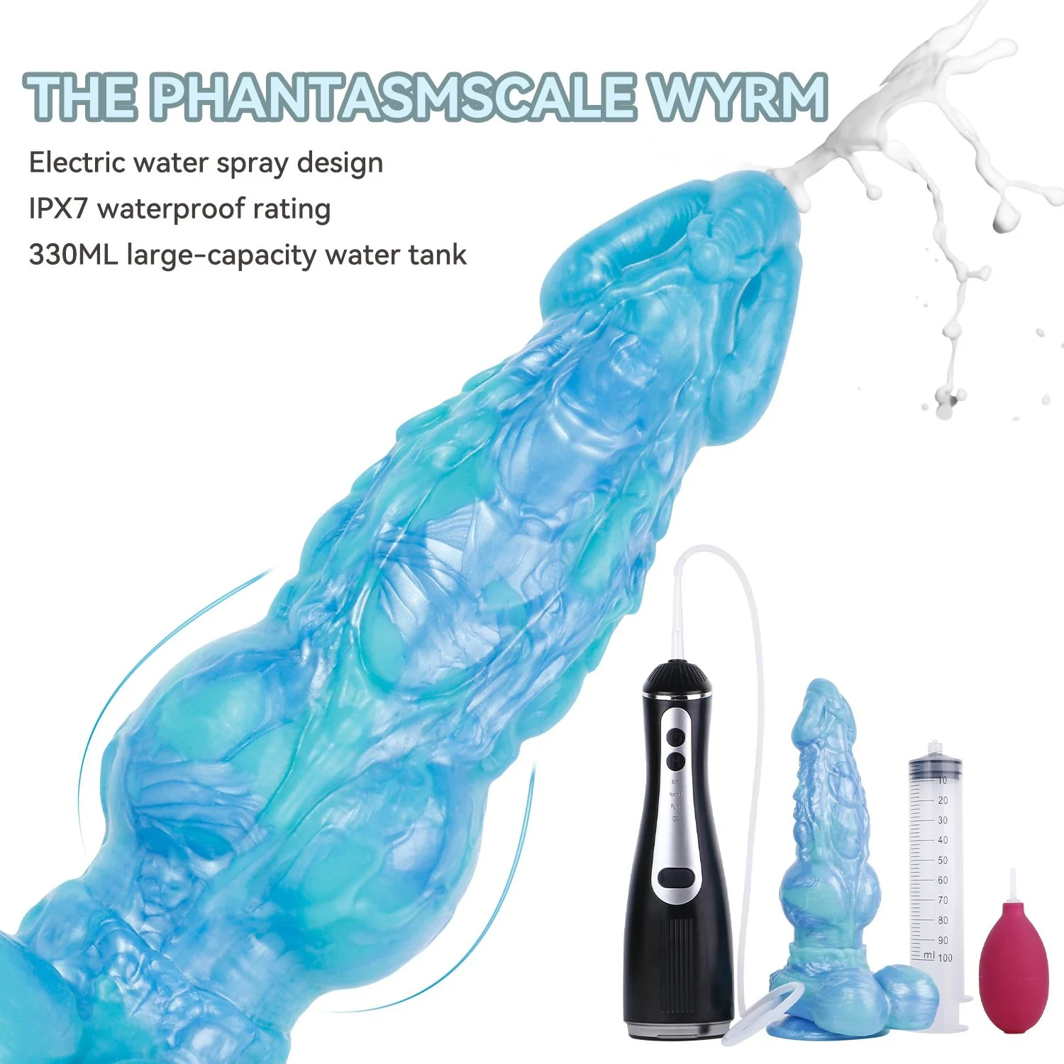 Ejaculation Anal Plug Dog Wolf Dildo Knot Monster Dildos Penis Electric Squirting Sex Toy for Women Men