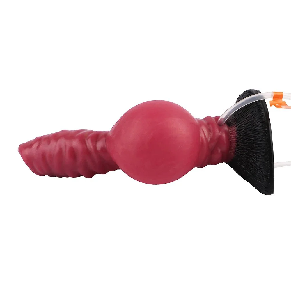 Fantasy Monster Dog Dildo Female Vagina Massage Masturbator Inflatable Squirt Ejaculation Dildo Adult Toys