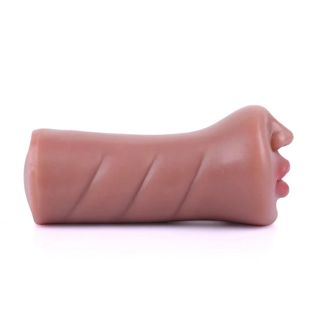 High Quality Silicone Male Masturbator Pocket Pussy Big Mouth Anal Sex Toys for Men Realistic Artificial Vagina Sex Toy