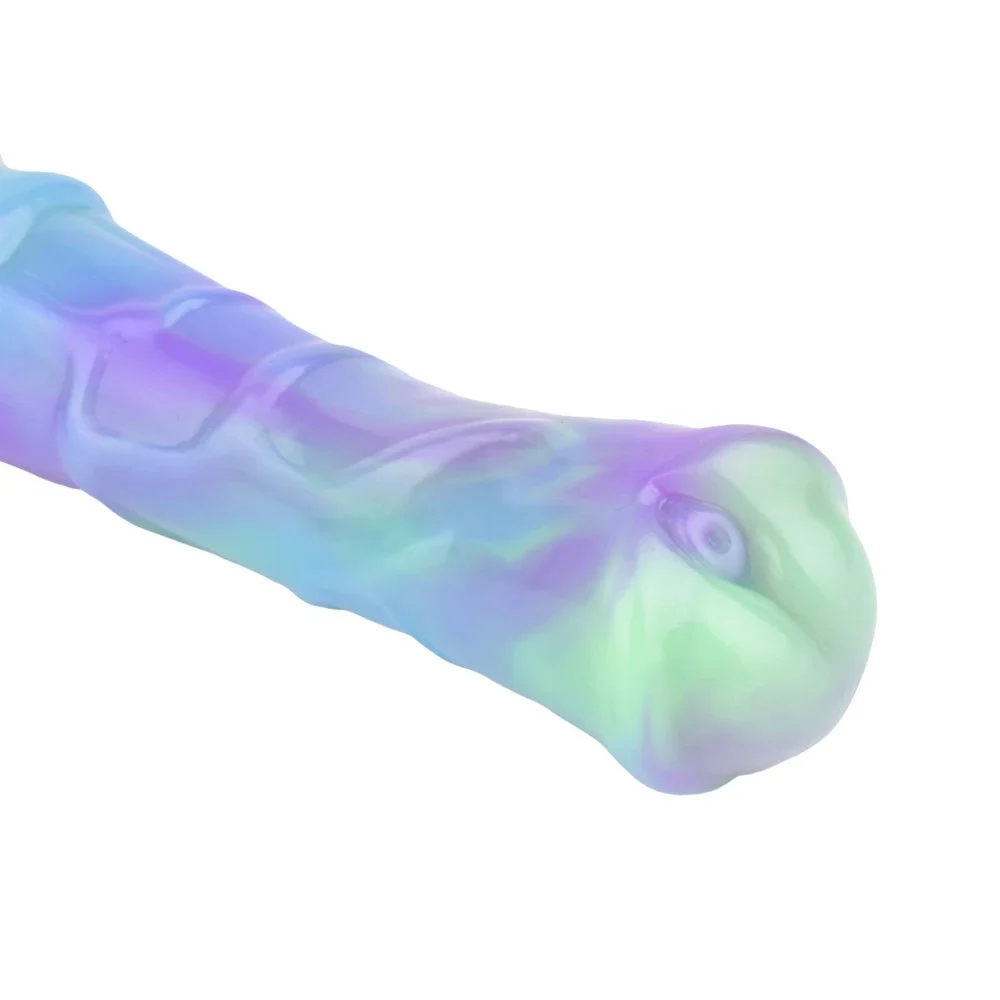 Knot Dildo Inflatable Animal Dildo Realistic Silicone Dildo With Suction Cup for Female Masturbator