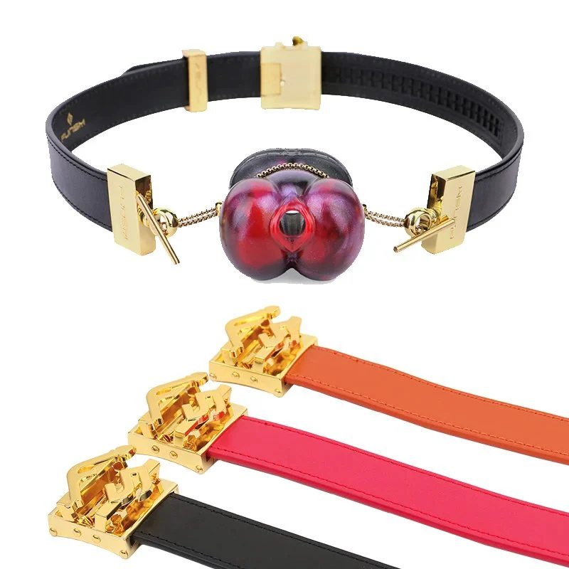 Liquid Silicone Mouth Gags Sex Toy Gag for Bondage Shaped Slave Master Play Three Colors and Many Ways to Match the Sm Gag