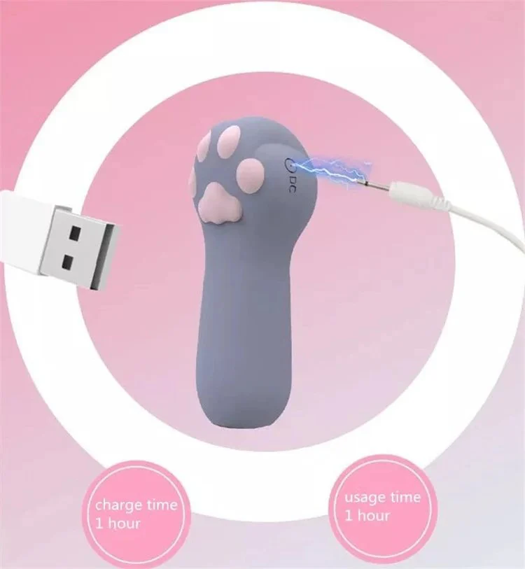 Vibrating Cat Paw Mini AV Stick Vibrator Sex Toys for Woman Cat Shaped Vibrators Cats