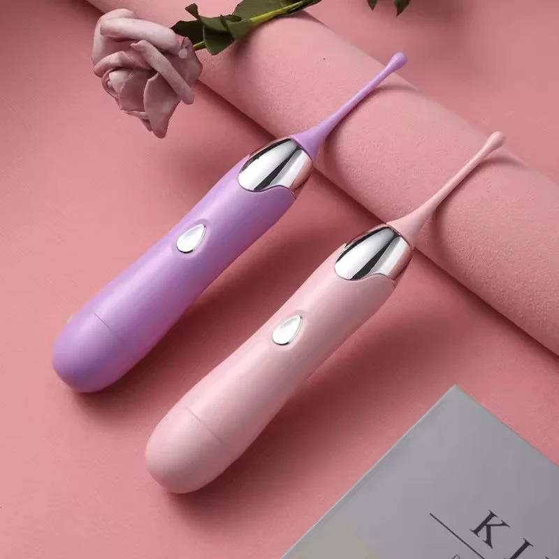 Tide Wearable Pen AV Stick Vibrator for Female Masturbation-Waterproof IPX7 USB Rechargeable 10 Frequencies 60dB Noise Adult