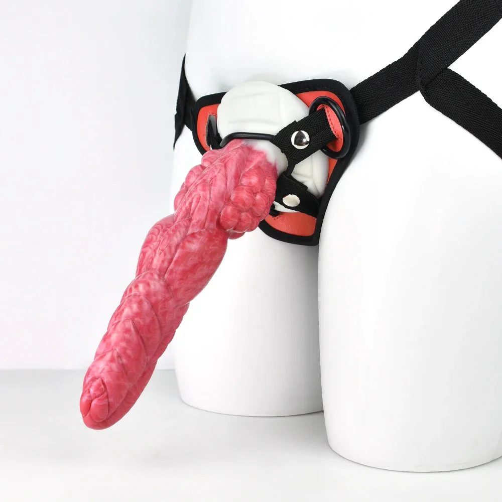 Large Realistic 9.05 Inch Large Realistic Sex to Toy Strap Penis Chastity Belt Big for Men Sex