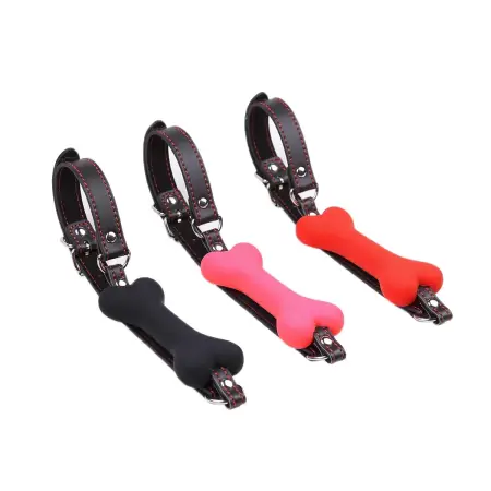 Dog Bone Mouth Plug Sex Toys Men Mouth Parts Alternative Silicone Dog Bone Toys Soft Mouth Ball Couple Toys