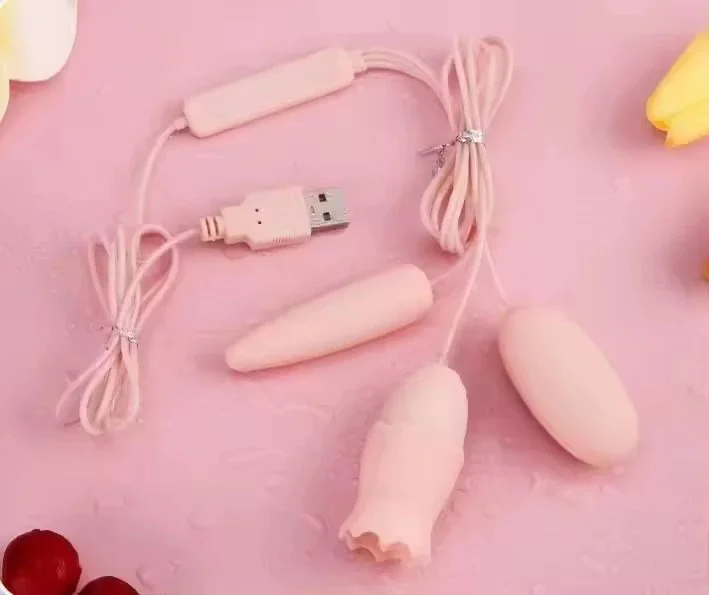 Vibrating for -20-Frequency Eco-Friendly Silicone Masturbation Massager Waterproof Lasts for 2 Hours USB Charging Easy Clean