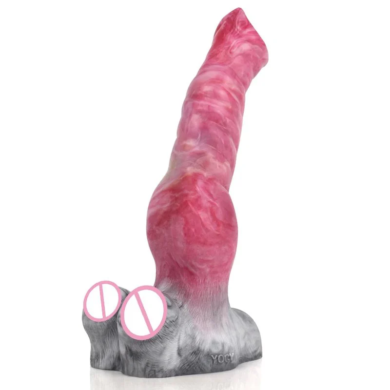 Huge Fantasy Animal Wolf Penis for Women Big Anal Plug Sex Toys Dildo with Suction Cup Adult Woman Masturbating Soft Dildos