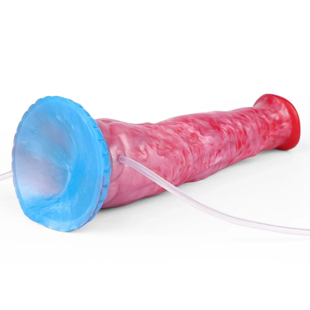 Huge Horse Ejaculation Anal Plug Dildo with Inflatable Function Animal Penis Strong Sucker Sex Toys for Men Women