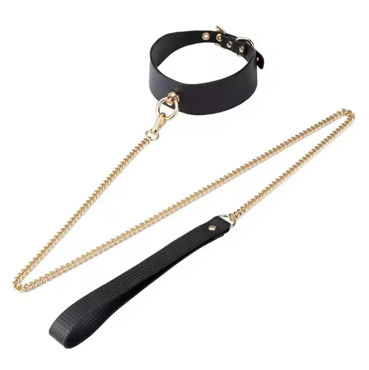 Leather men and women flirting bondage bondage adult products bondage sex toys