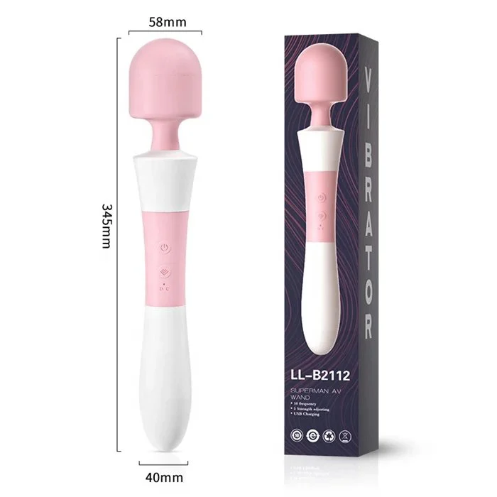 USB-powered Low-Cost Massage Vibrator Wand Sex Toys for Woman's Clit & Vaginal Nipple Stimulation G-Spot Vibrators