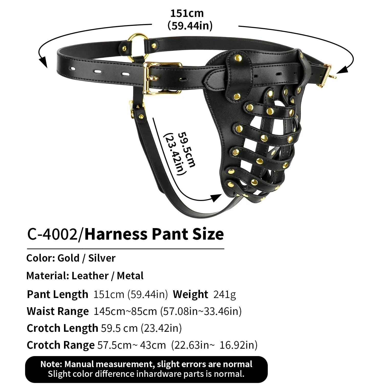 Male Penis Restraint Crafted From Soft Leather Material Designed for Male Chastity Bondage Play Available in Two Color Options