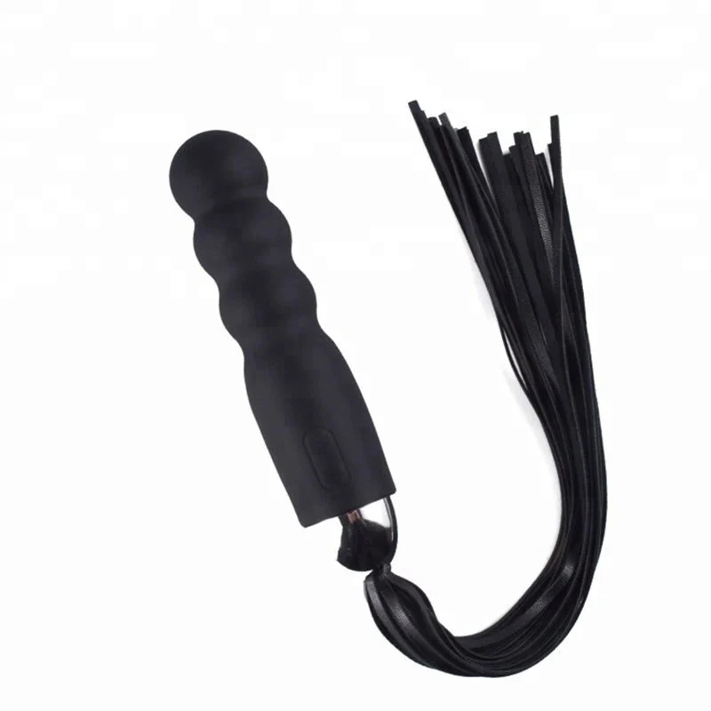 Silicone PU Restraints Anal Plug Fetish Tools Dildo Leather Whip for Sex Game