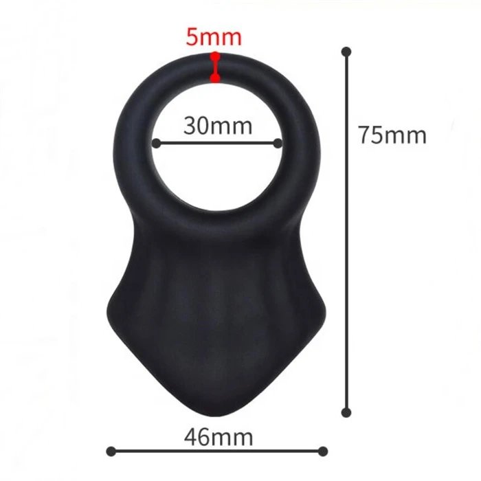 Adult Men's Silicone Dick Ring Sex Toys Delay Ring for Enhanced Performance