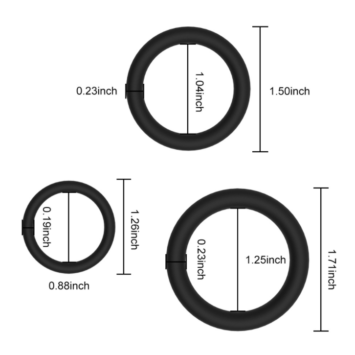 Adult Sex Male Silicone Lock Ring Penis Exercise Device Male Penis Ring