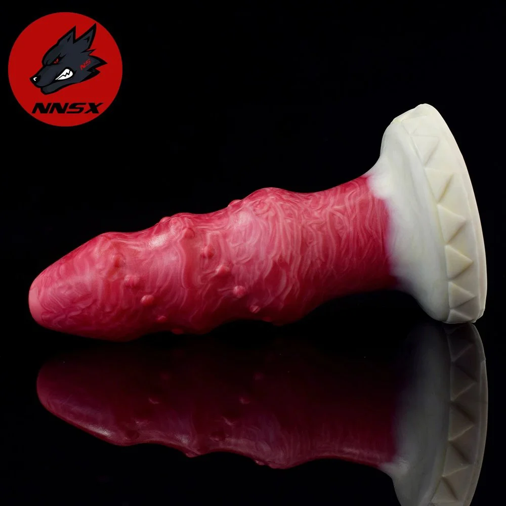 Large Anal Plug Penis Round and Full Mushroom Head Powerful Sucker Silicone Realistic Dildo for Women
