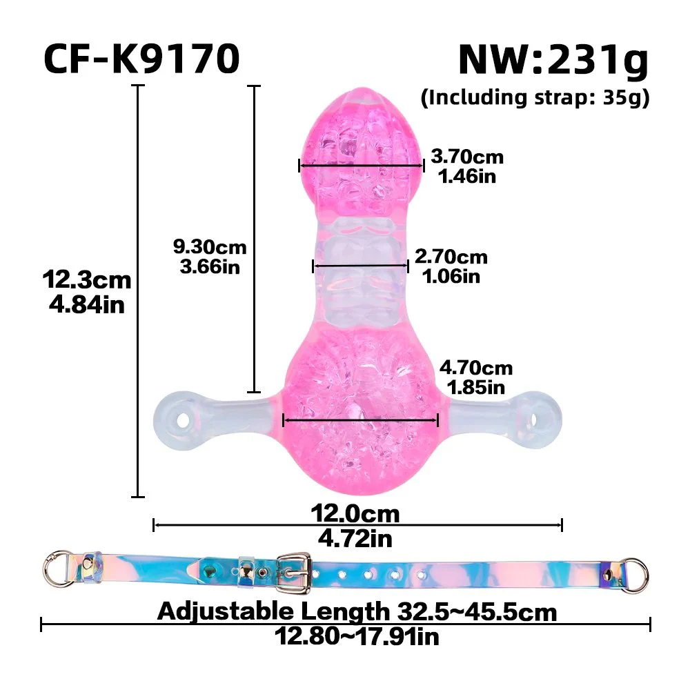 Silicone Dildo Mouth Gag Bondage Penis Insert Deep Throat Plug Sex Toy Penis Gags Ball Deep Throat,Bondage Restraints