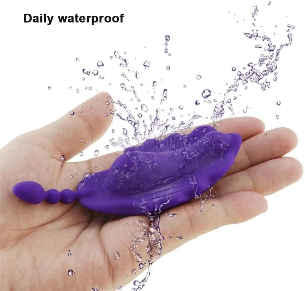 Women's Remote-controlled Underwear G-spot Vibrator Adult Sex Toy with 10 Vibration Modes Jumping Egg