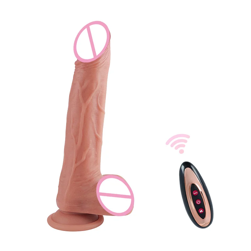 Lesbian Dildo Party Remote Control Swings Thrusting Heating Realistic Silicone Big Artificial Dildo Vibrateur Pour Femmes Hommes