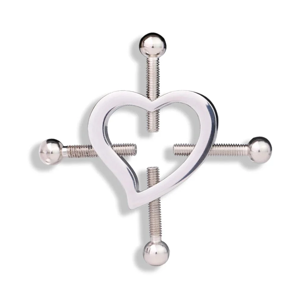 Premium Portable Nipple Clamps Womens Adjustable Nipple Clamps Non Piercing Nipple Clips Jewelry for sex toys with Leather