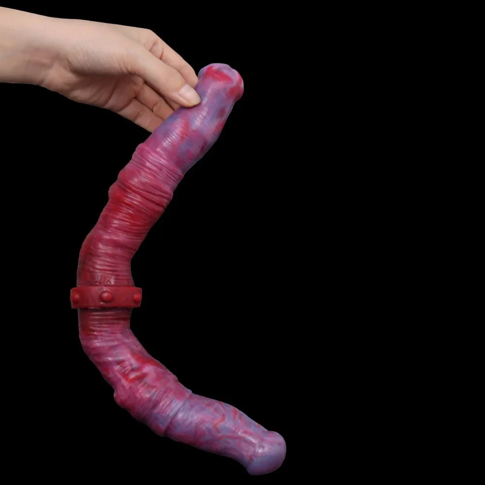 Lesbian Rubber Rod Long Penis Vaginal Anal Plug Realistic Double Dildos for Women Sex Toys