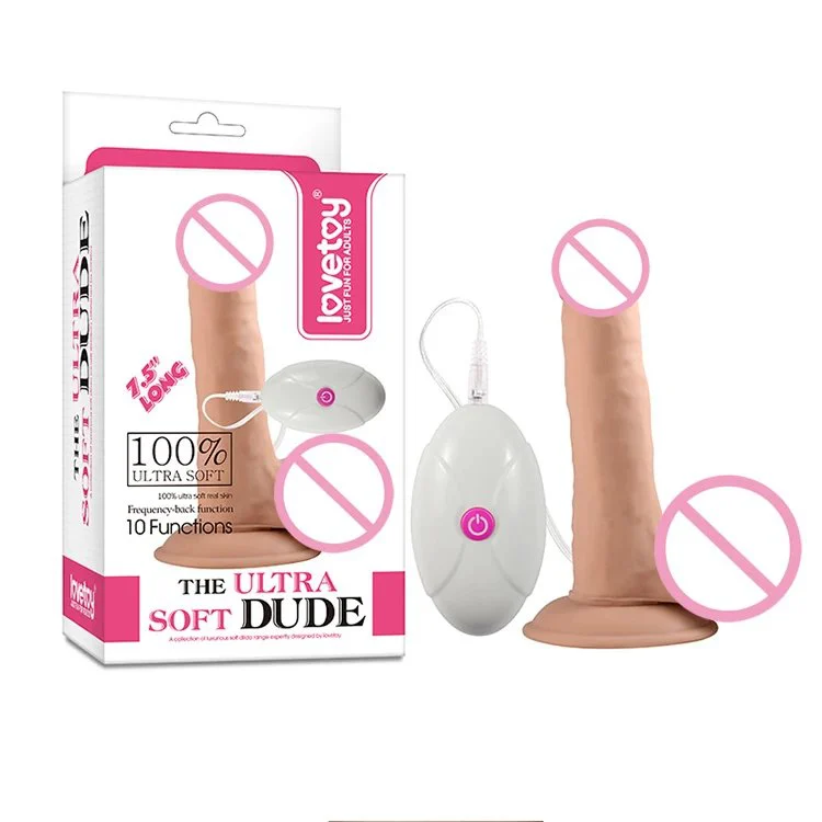 Lifelike Lovetoy 100% Ultra Soft 10 Functions Electric Automatic Waterproof Artificial Big Penis