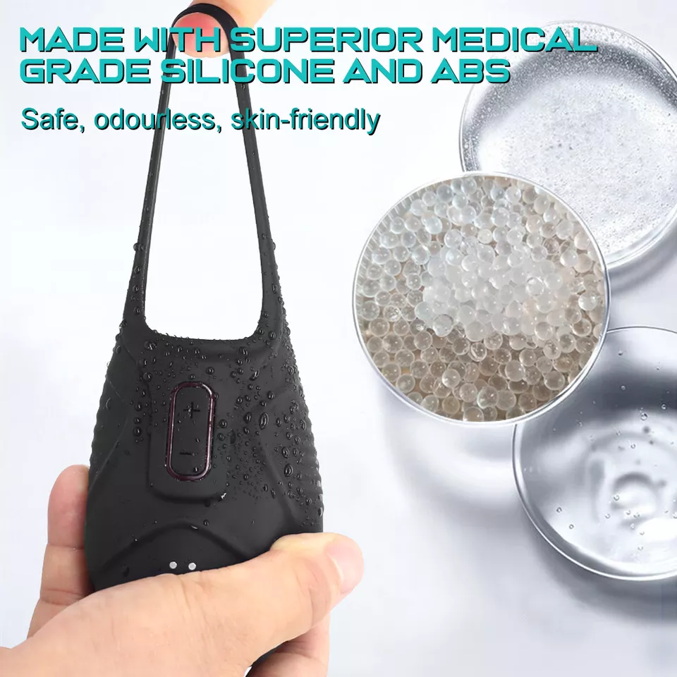 Male Cock Sleeve Ring Penis Training Toys Sex Toys Glans Massage Vibrating Testicles Massager