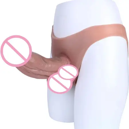 Liquid Silicone Hollow Strap on Dildo for Gay Large Size Sex Toys for Men