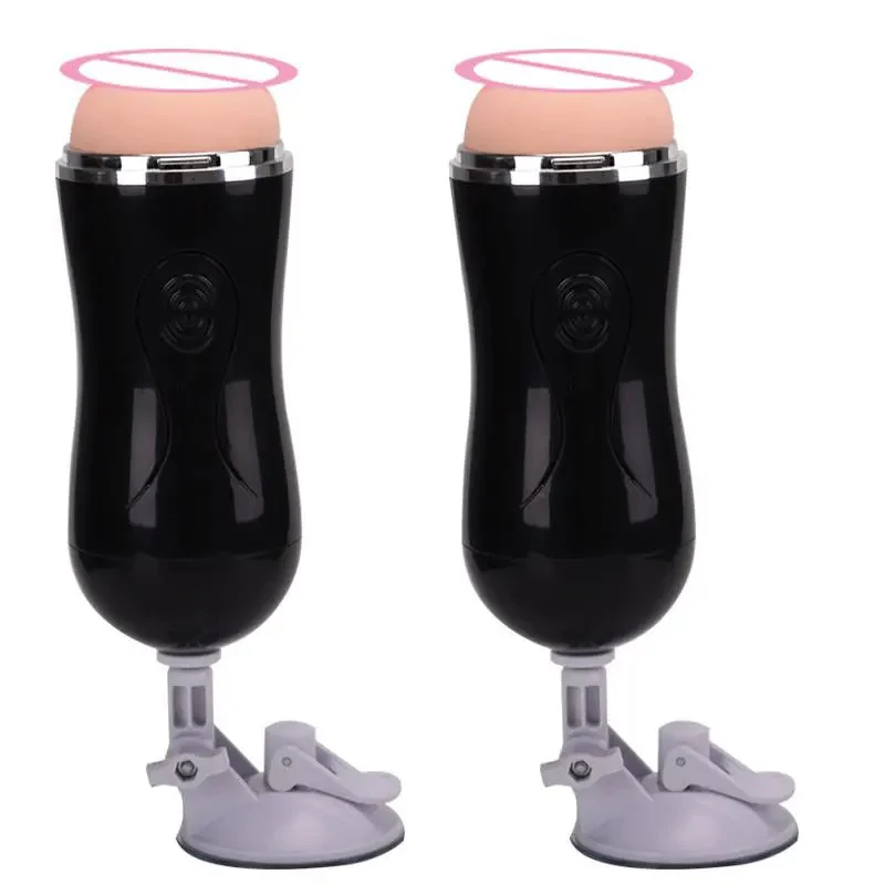 Male Masturbator with Suction Cup Aircraft Cup Sex Toys for Male Masturbation